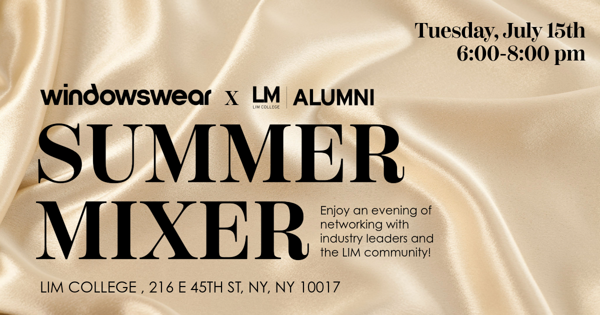LIM College x WindowsWear Summer 2025 Mixer Lights Up Maxwell Hall