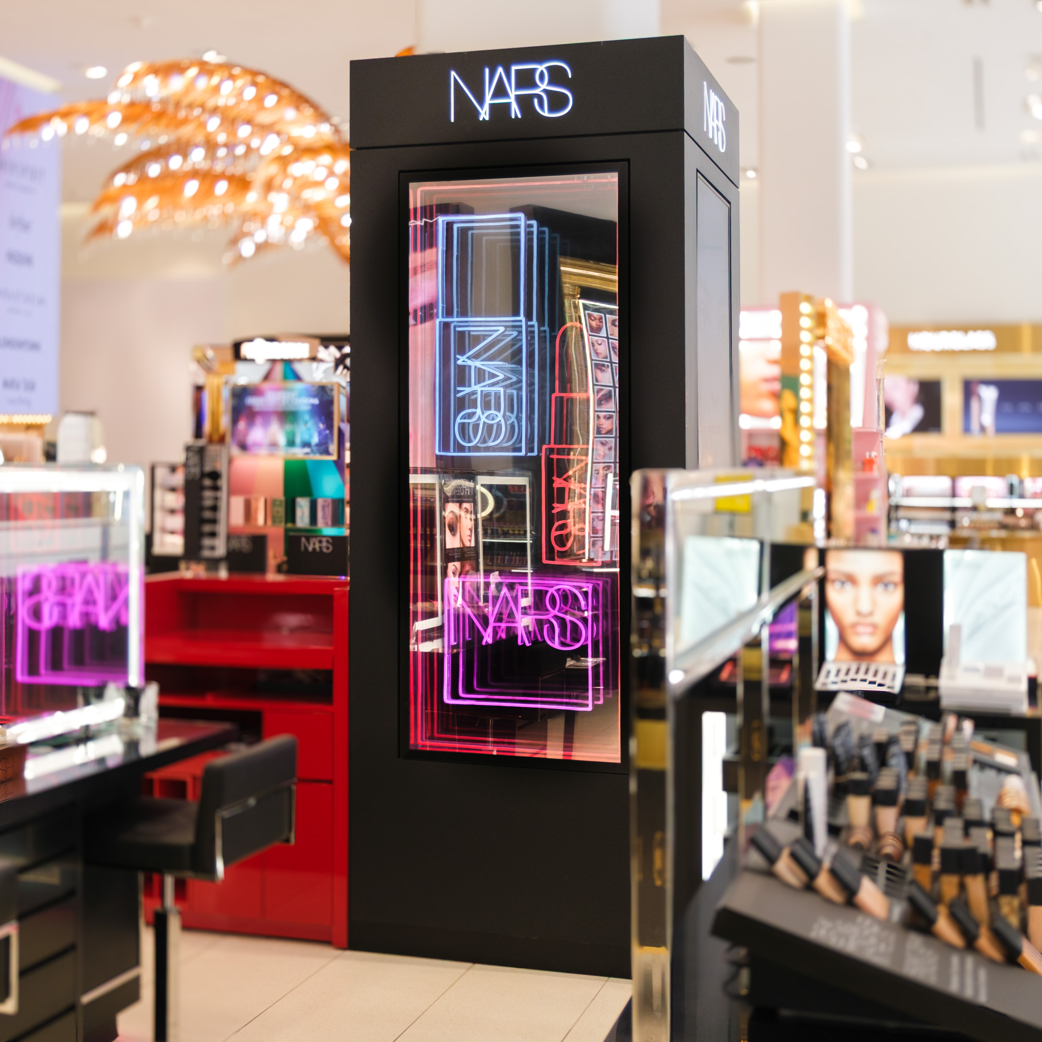 NARS Unveils “Infinity Mirror” Installation: A Neon-Lit Tribute to Beauty and Illusion