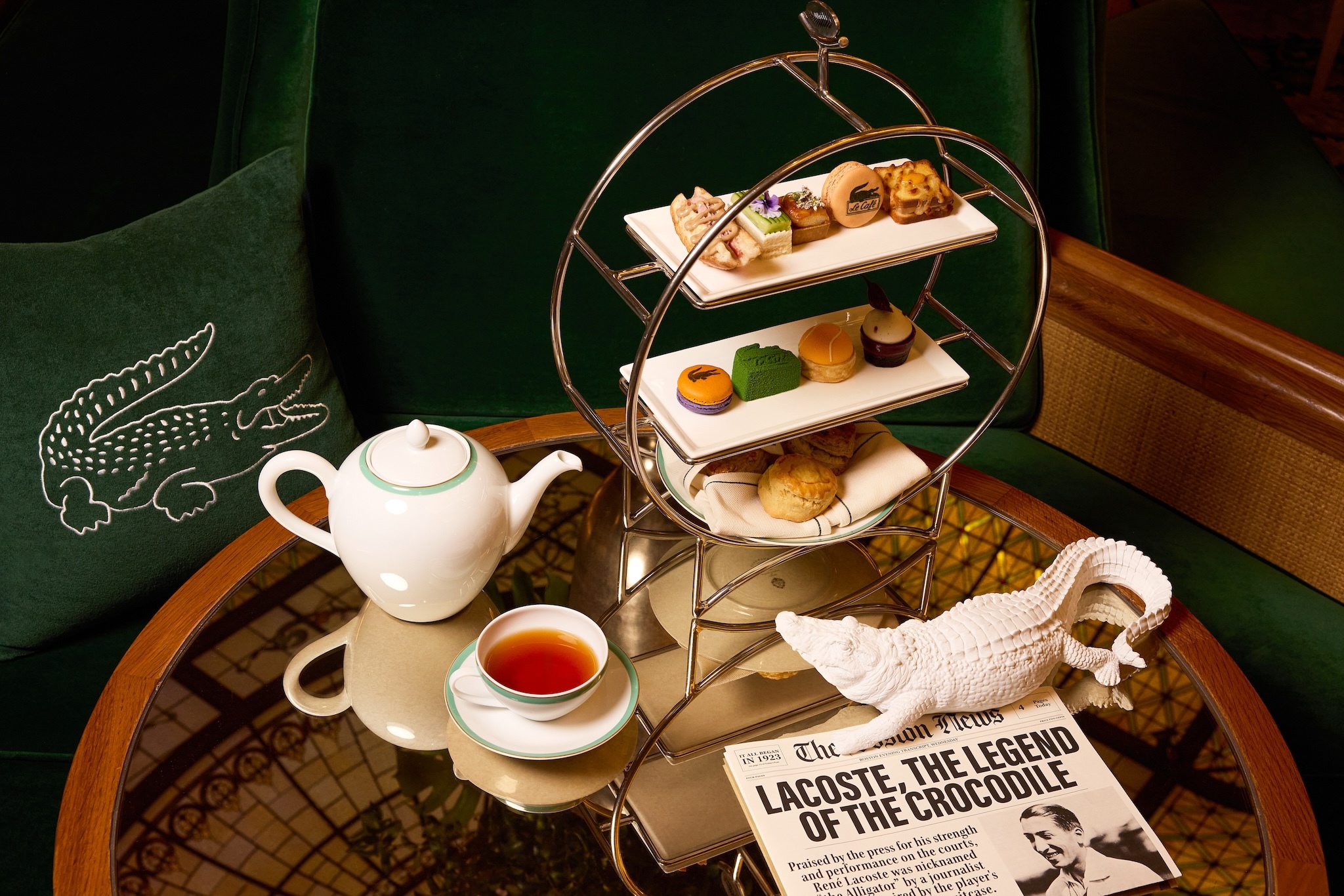 Lacoste and The Plaza Serve Up a Winning Match with Tennis-Inspired Afternoon Tea
