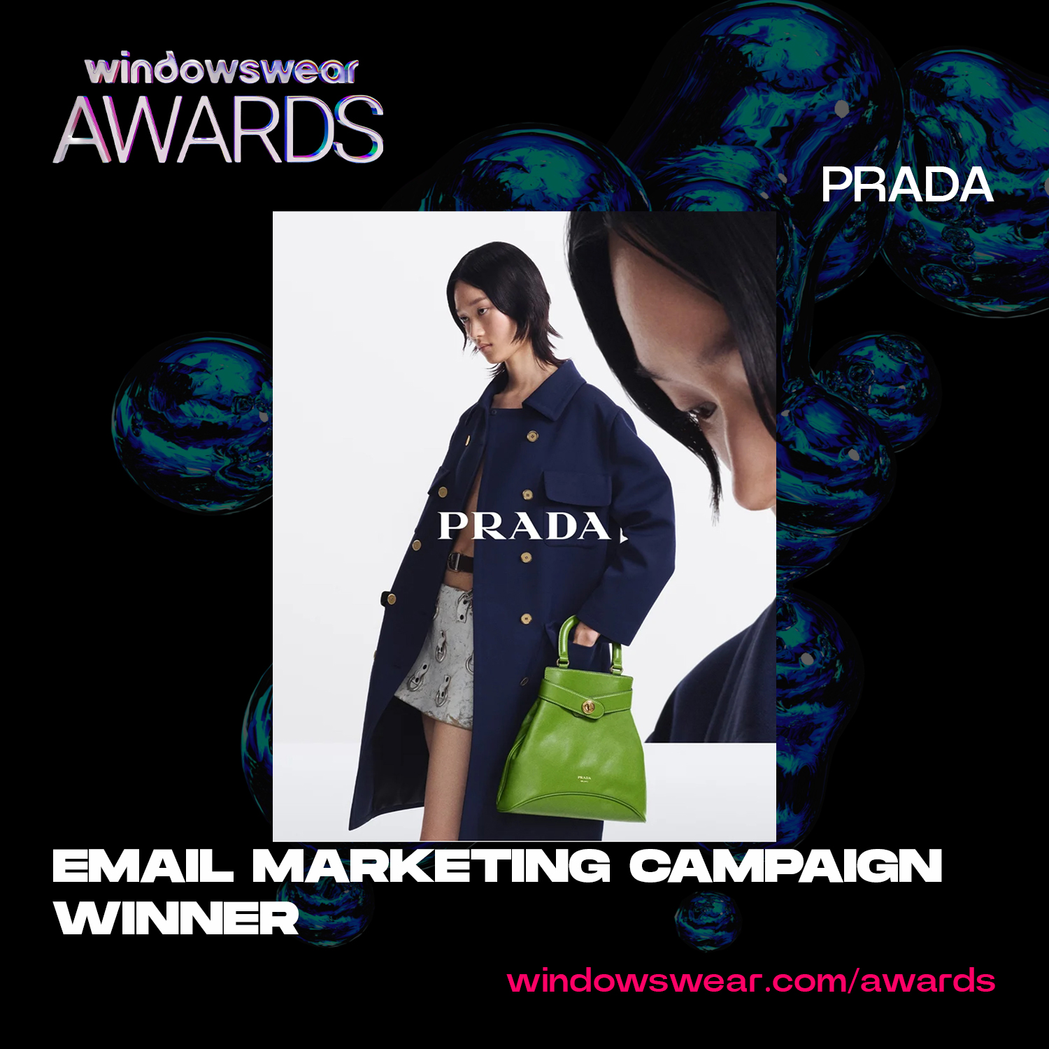 Prada Wins Best Email Marketing at the WindowsWear Awards 2026
