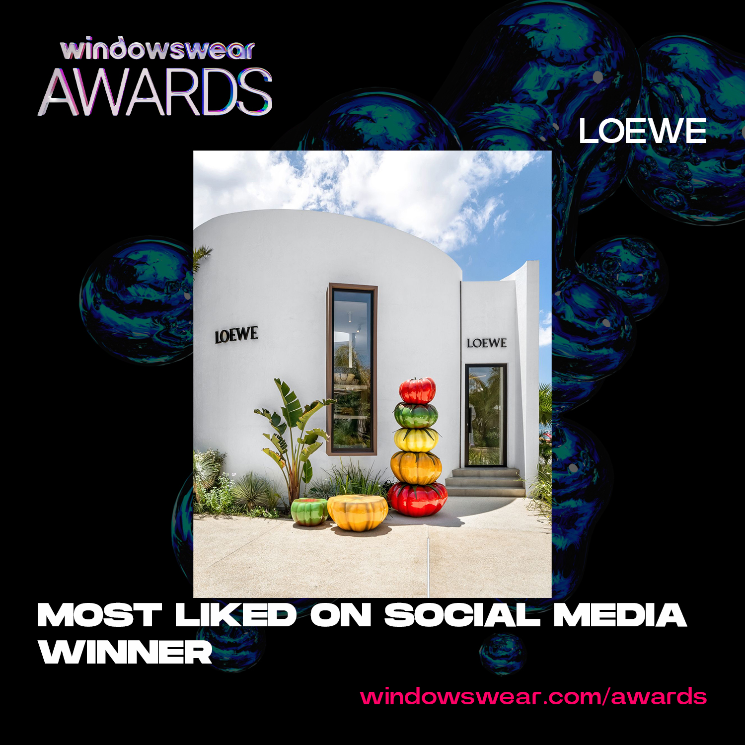 Loewe Wins Most Liked On Social Media at the WindowsWear Awards 2026