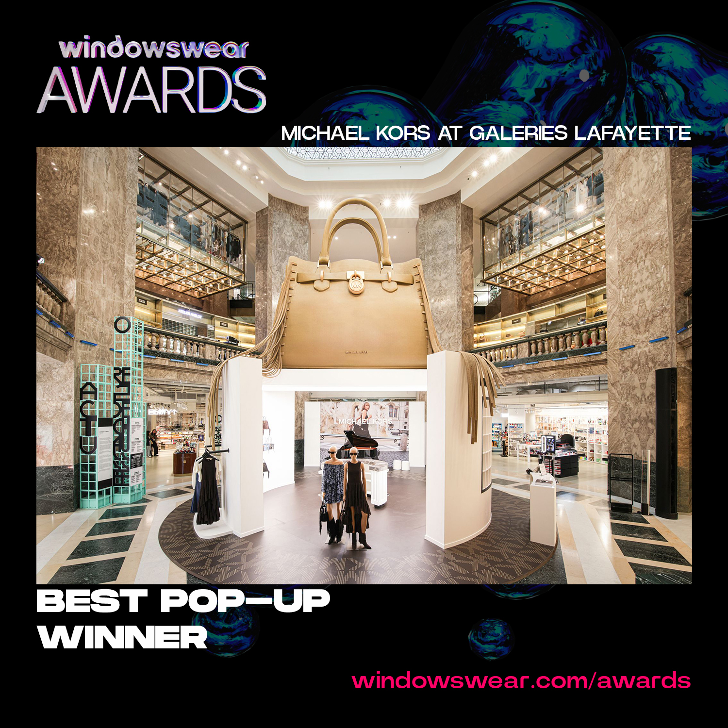 Michael Kors at Galeries Lafayette Wins Best Pop-Up at the WindowsWear Awards 2026