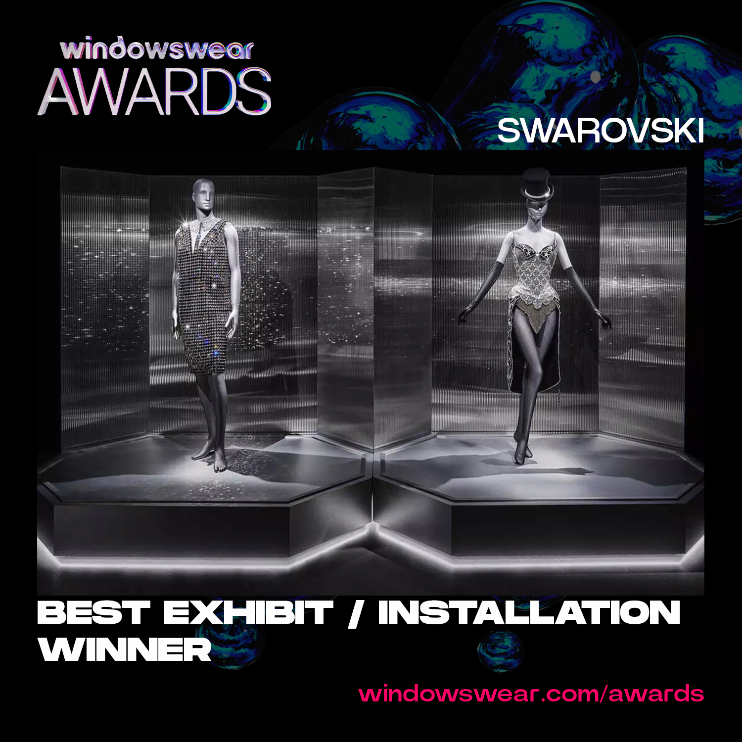 Swarovski Wins Best Exhibits / Installations at the WindowsWear Awards 2026