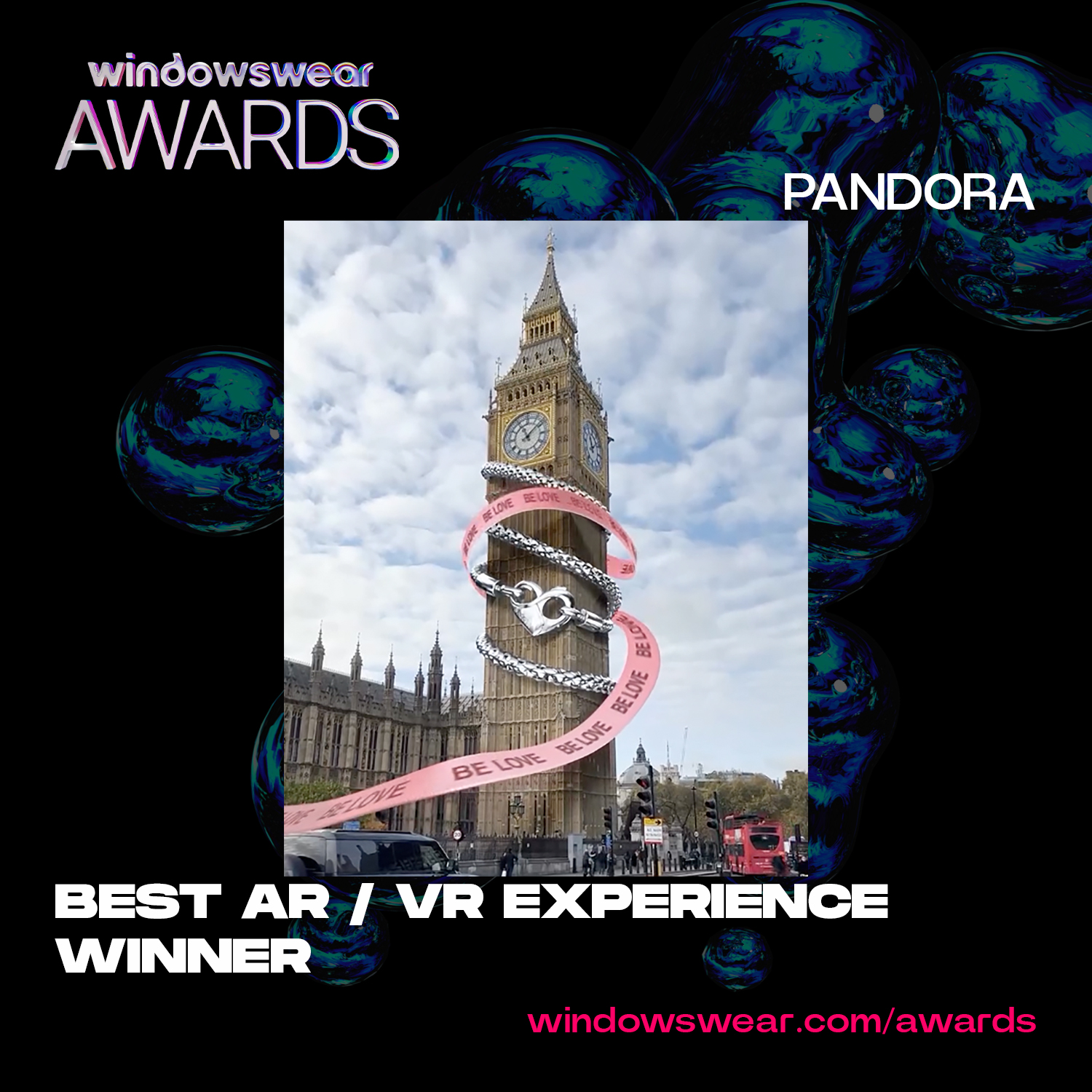Pandora Wins Best AR / VR at the WindowsWear Awards 2026
