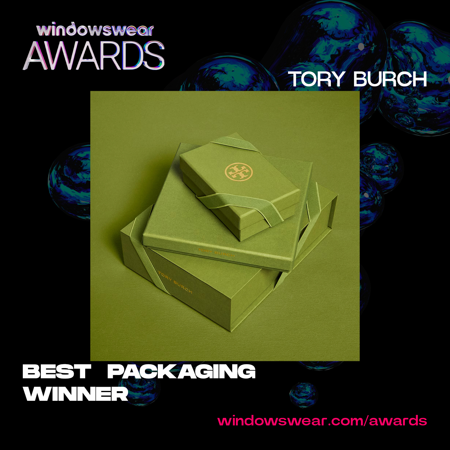 Tory Burch Wins Best Packaging at the WindowsWear Awards 2026