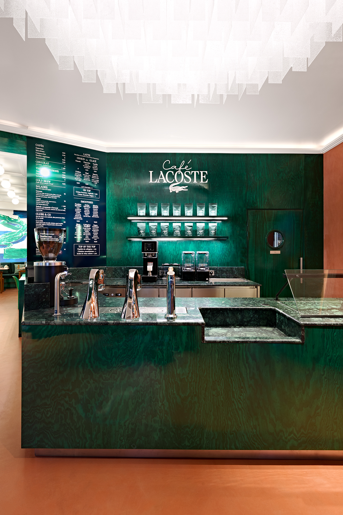 Lacoste Inaugurates Its First Cafe in Paris