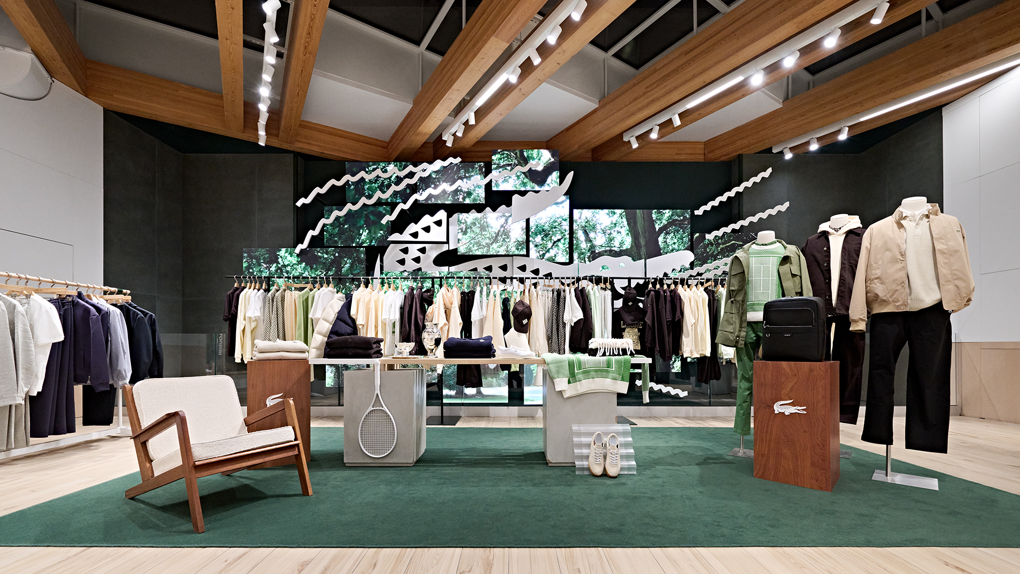 Lacoste Emerges from Winter with Spring Summer 26 Installation