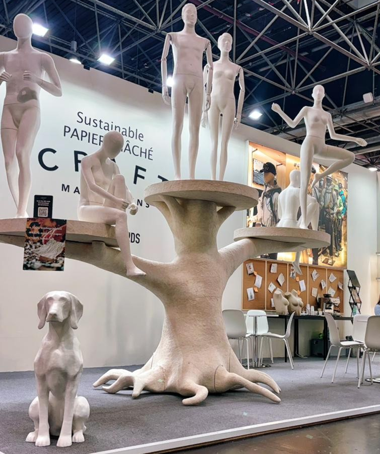 Rethinking mannequins: Craft Mannequins presents a fully biodegradable alternative