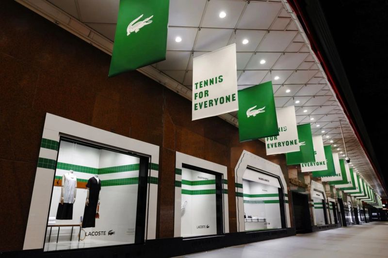 Lacoste Takes Over Galeries Lafayette