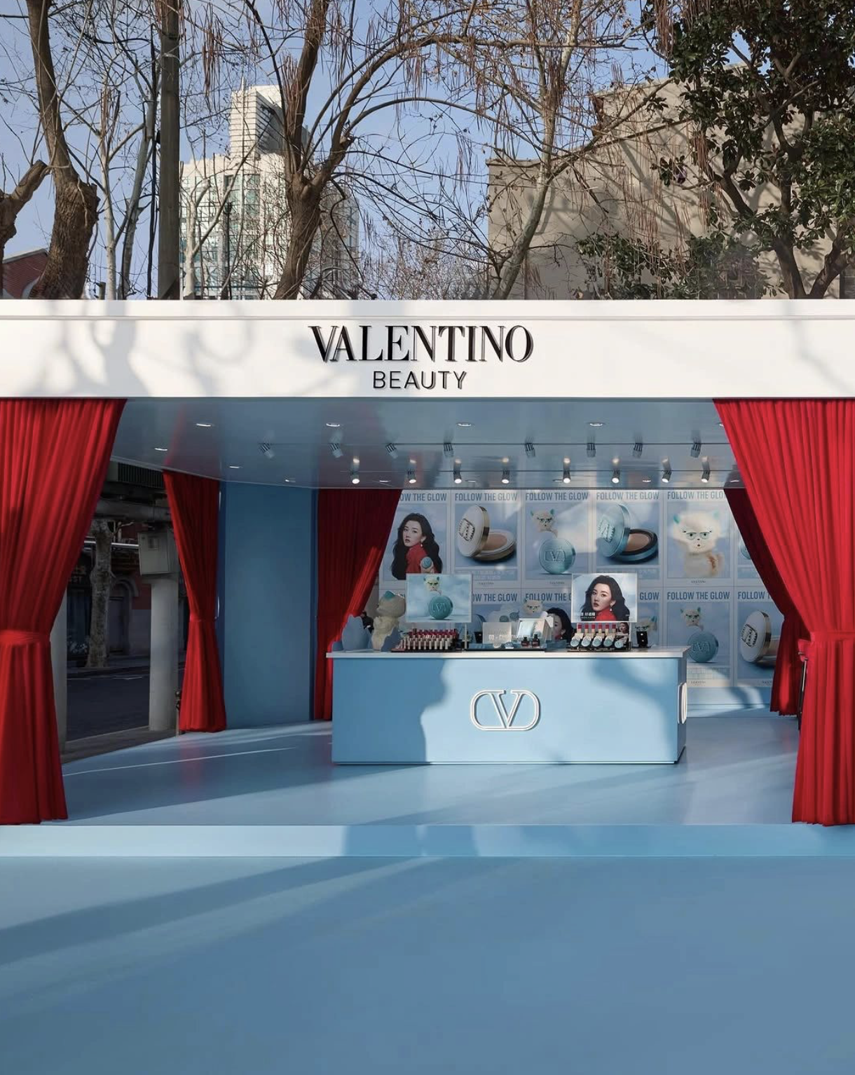 Valentino Beauty Unveils “Ciel Baroque” Living Studio Pop-Up in Shanghai