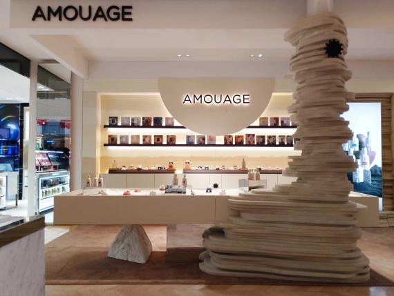 Amouage Beautè Takes Over La Samaritaine