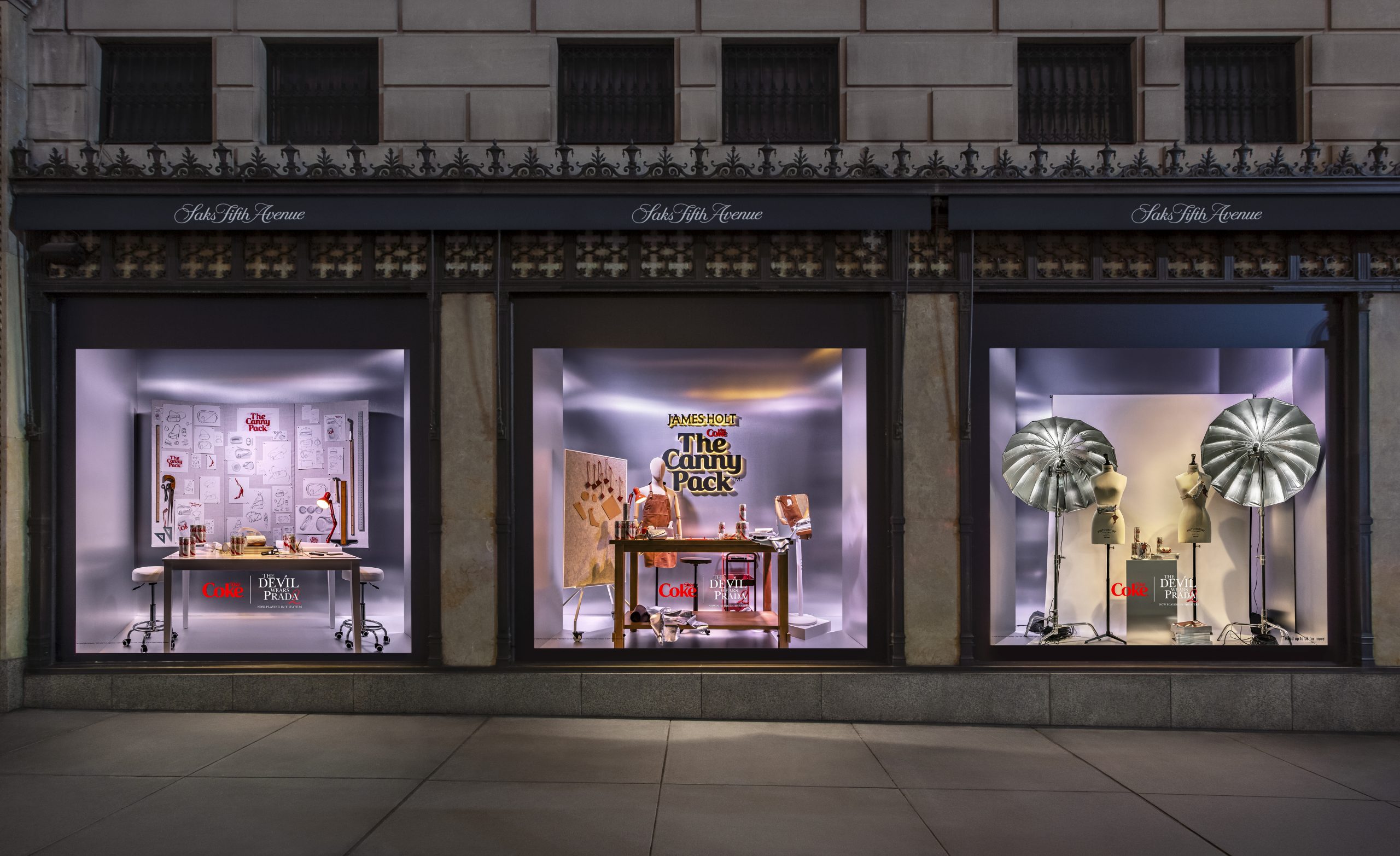 SAKS FIFTH AVENUE Unveils The Devil Wears Prada 2-Inspired Windows in New York