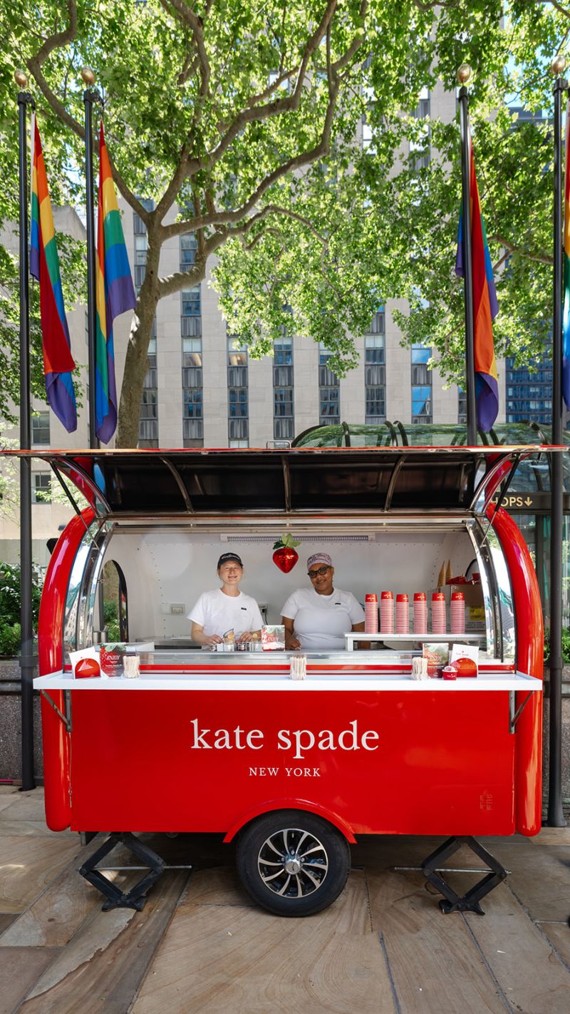 Kate Spade New York Celebrates Summer with Strawberry Social Takeover at Rockefeller Center