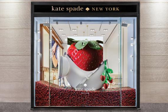 Kate Spade New York Brings a Strawberry-Filled Summer Dream to Rockefeller Center