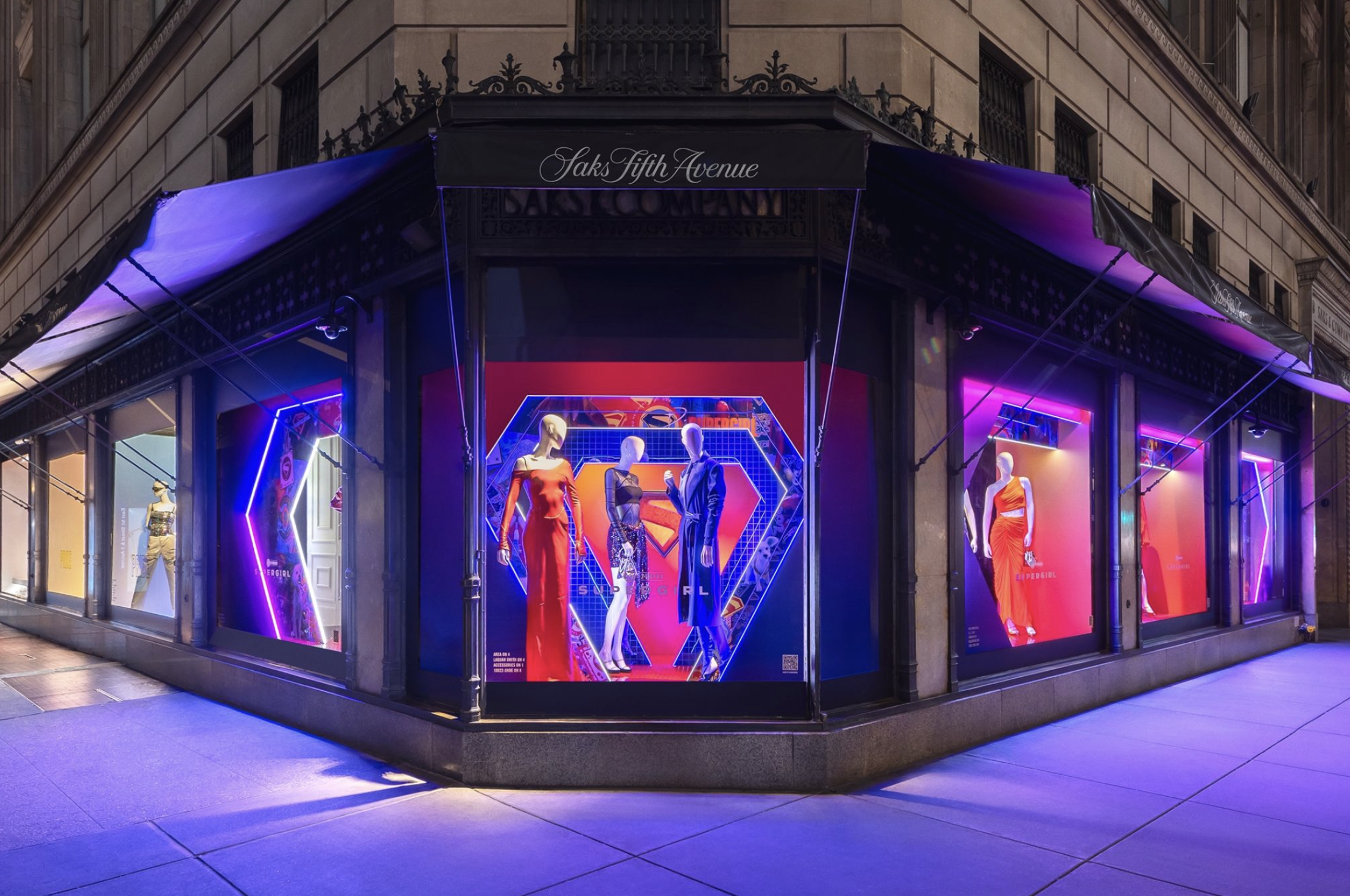 Supergirl Takes Fifth Avenue: How Saks Turned Superhero Style into High Fashion