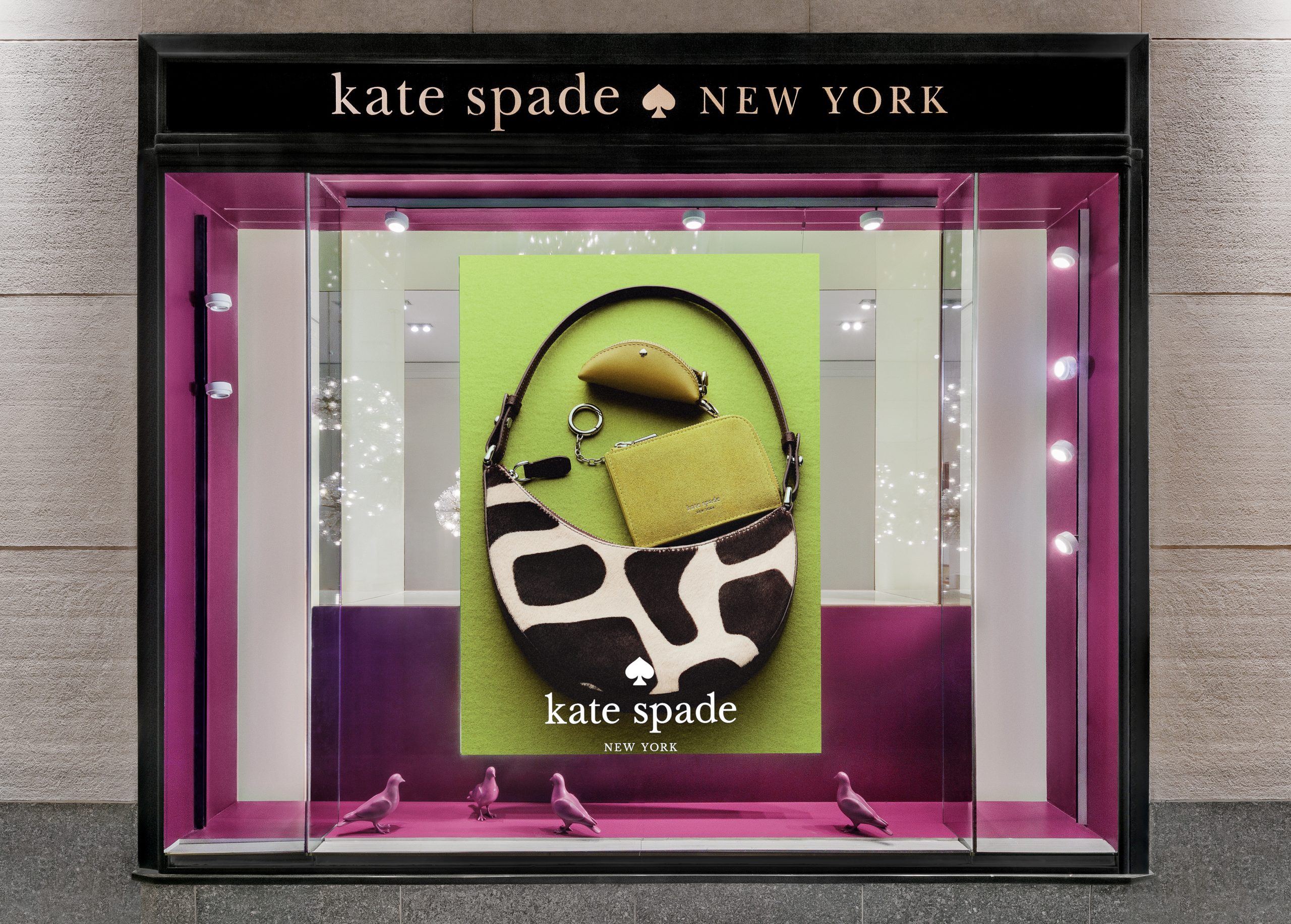 Kate Spade New York Brings Fall to Rockefeller Center in Beet