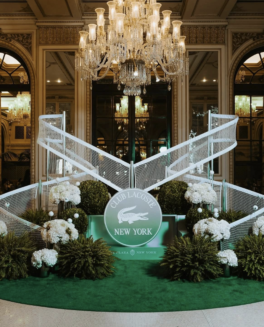 Lacoste Takes Over The Plaza in New York for the U.S. Open