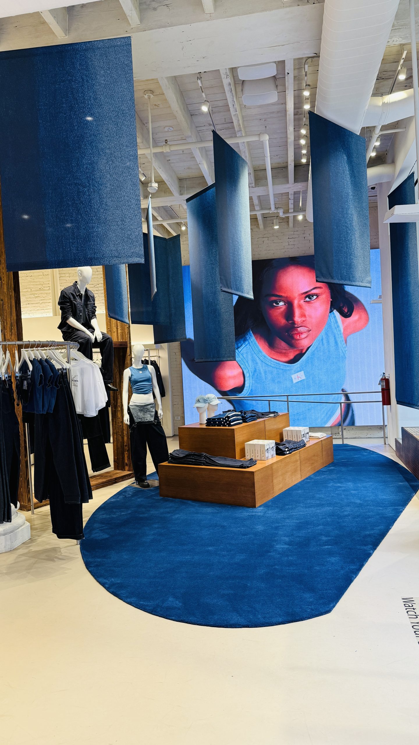 Calvin Klein Brings Indigo to Its Soho Flagship for Back-to-School